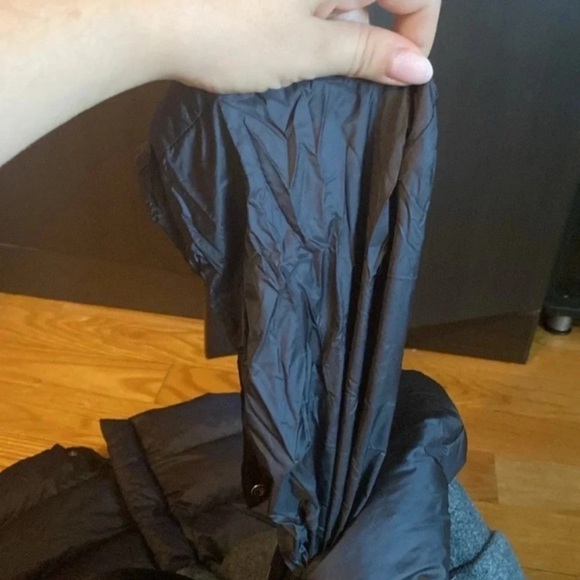 Add Down Gray and Black girl wool Lana size fitted 10-11, tags 12Y - Picture 4 of 6